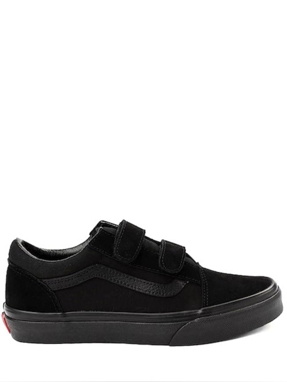 Vans Old Skool V Skate Shoe - Big Kid - Black Monochrome